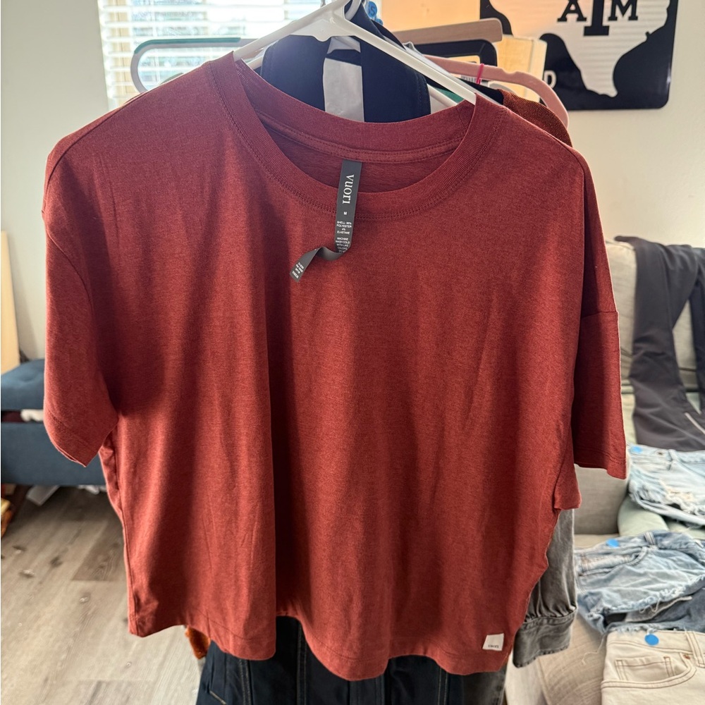 Vuori Rust Crop Top